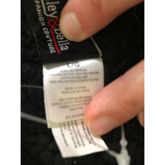 NEW Bailey & Bella Dog Jacket Coat Size Large Nova Check Plaid Adjustable Fleece - Picture 8 of 8